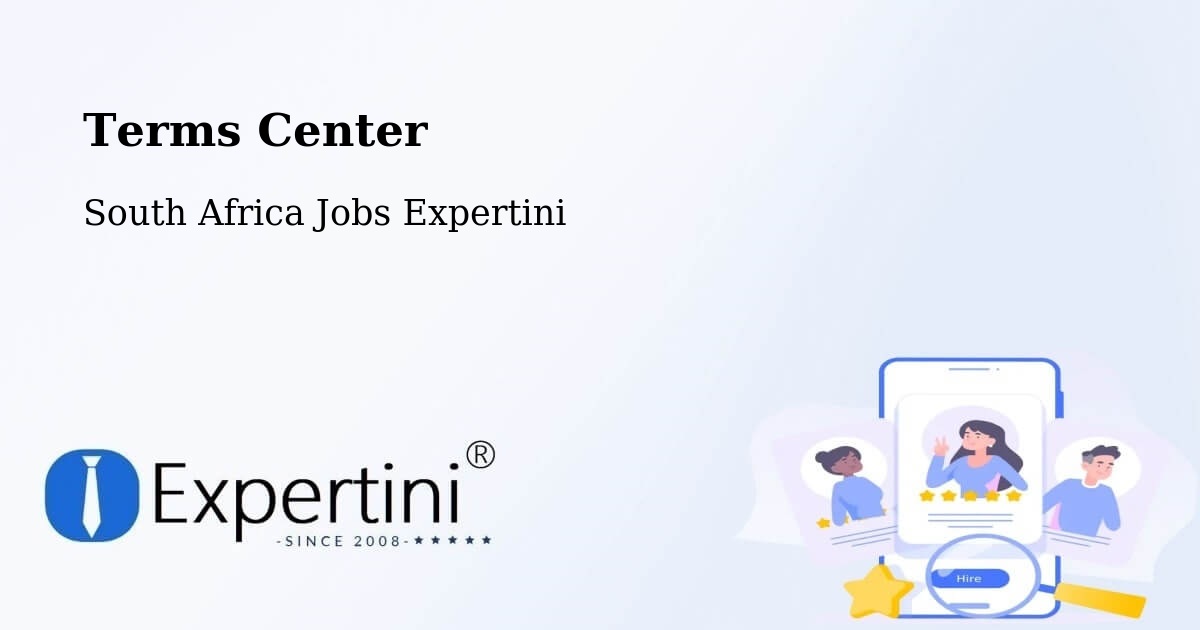 Terms of Service – Ekuvukeni - South Africa Jobs Expertini